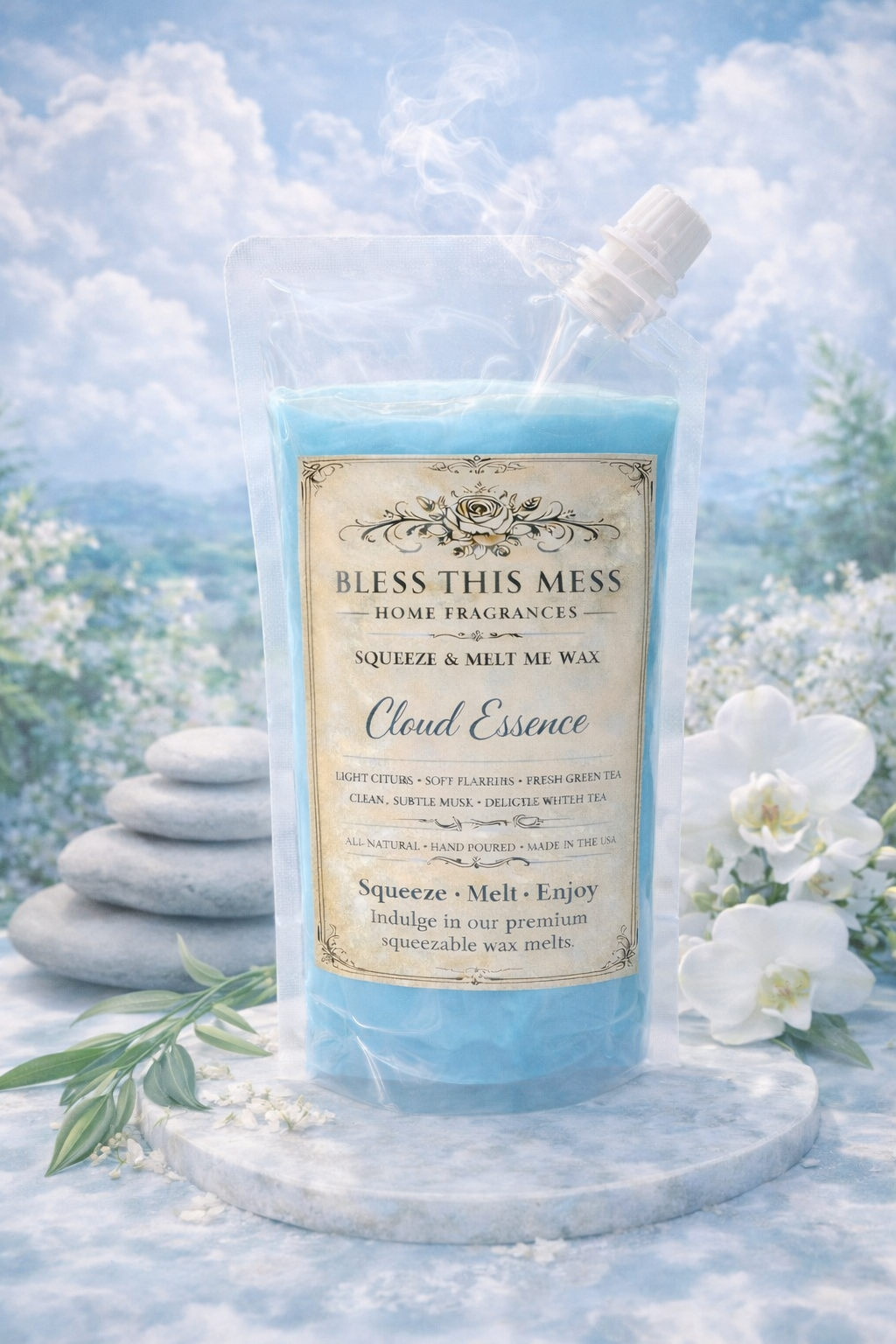 SQUEEZABLE SOY & COCO WAX 8OZ | Heavily Fragranced | Hand Poured