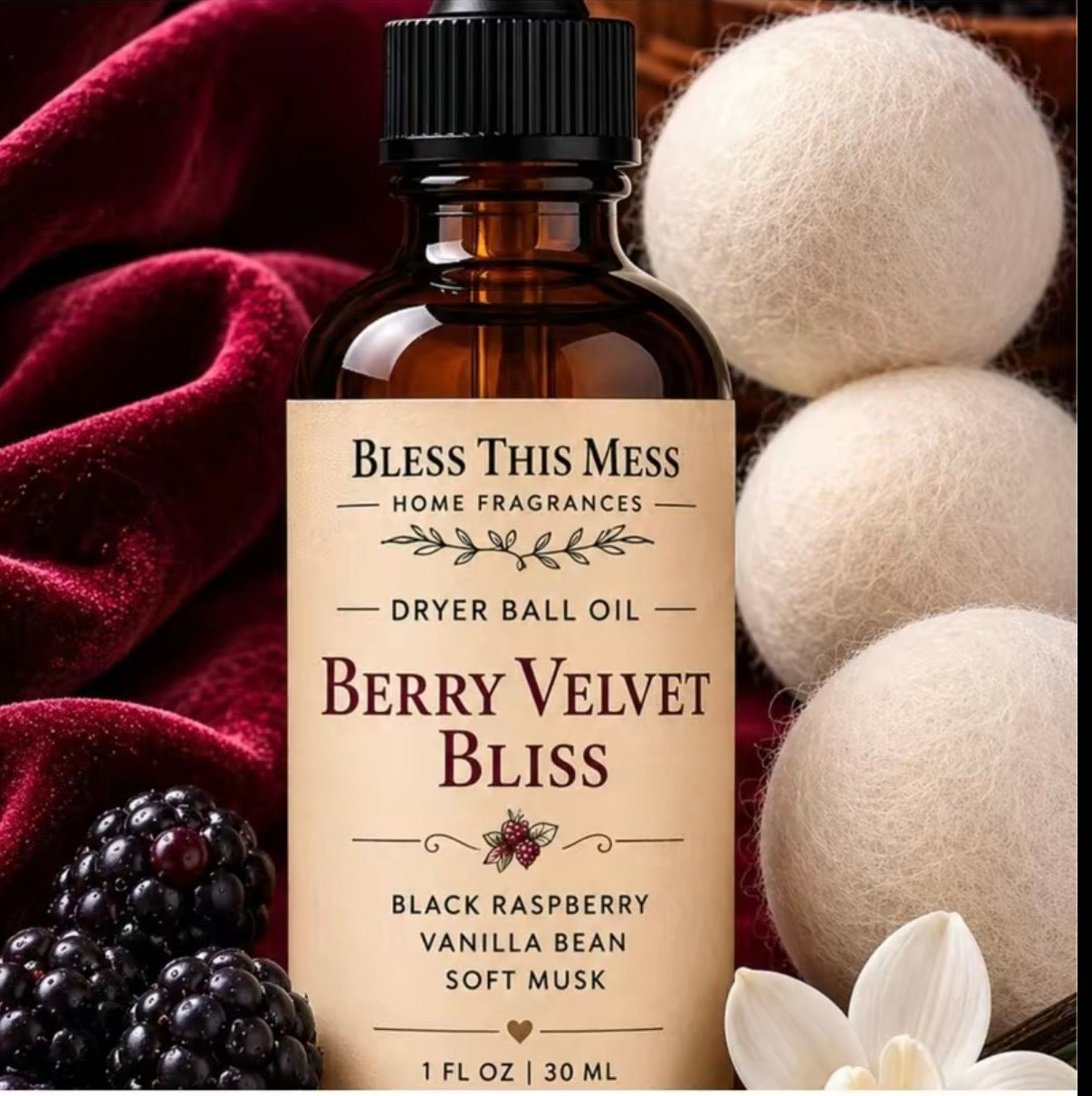 Dryer Ball Set with Oil