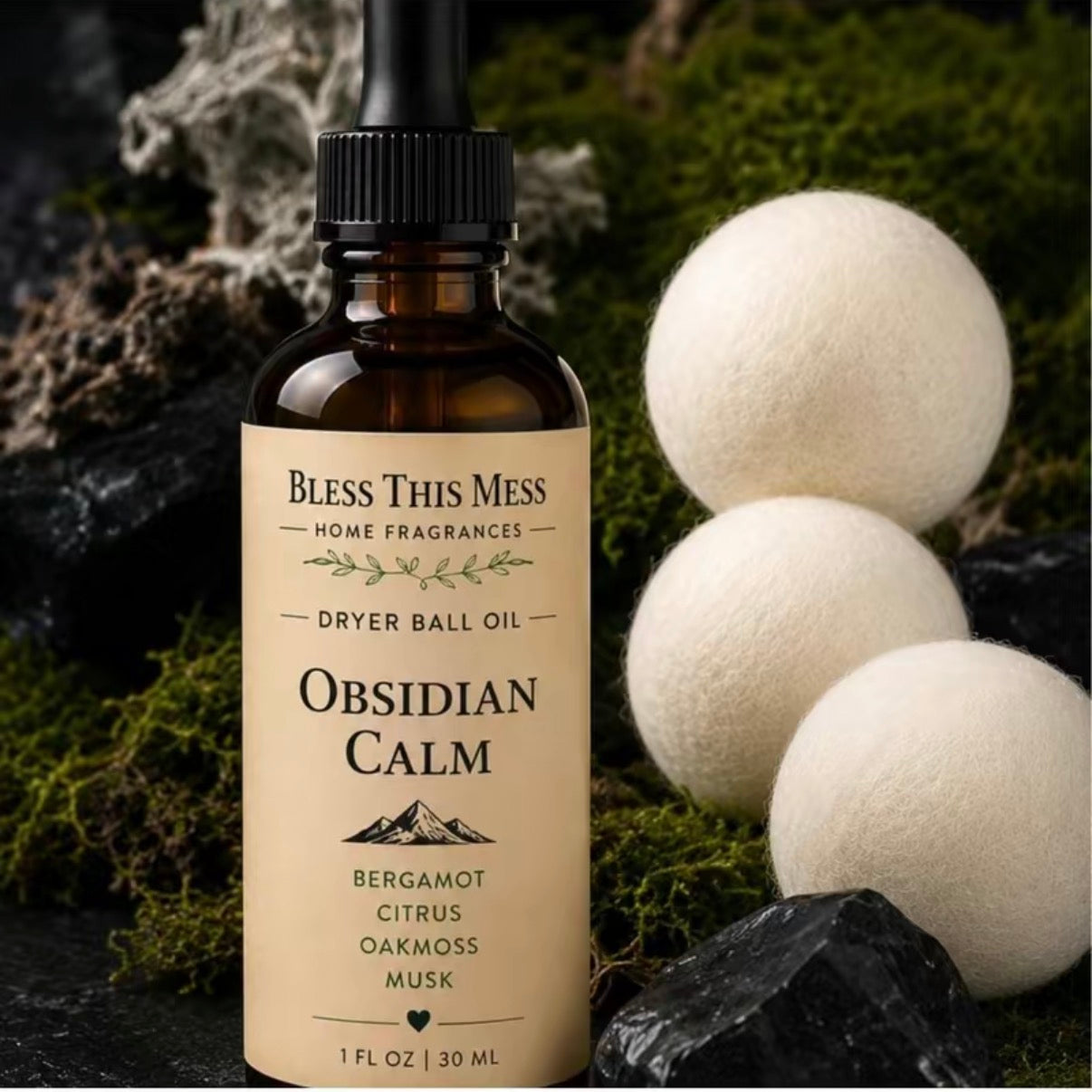 Dryer Ball Set with Oil